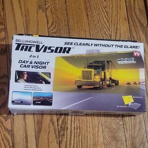 TacVisor 2-in-1 Day & Night Car Visor - Black